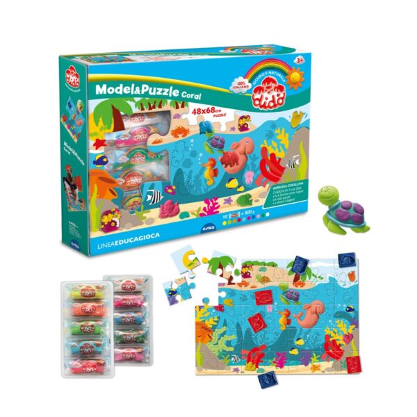 DIDO'_PLASTICHINA_EDUCAGIOCA_MODEL&PUZZLECORAL_MAMATOYS.IT