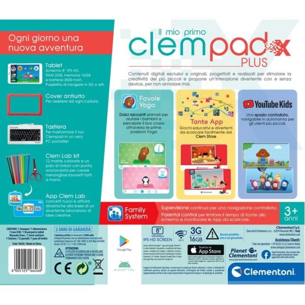 Il Mio Primo Clempad X PLUS – Clementoni_mamatoys.it
