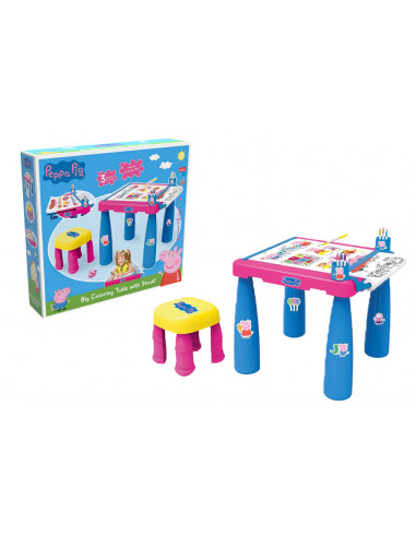 peppa-pig-tavolo-coloring-con-sgabello-bildo