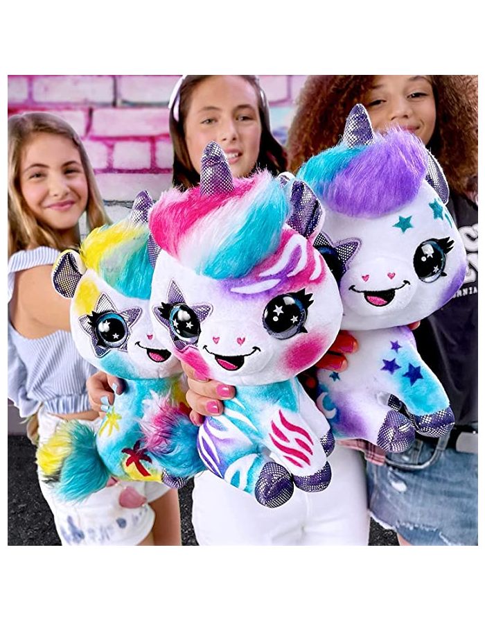 Jucarie de plus de colorat, Airbrush Plush, Neon, Unicorn, S2 Jucarie de plus de colorat, Airbrush Plush, Neon, Unicorn, S2
