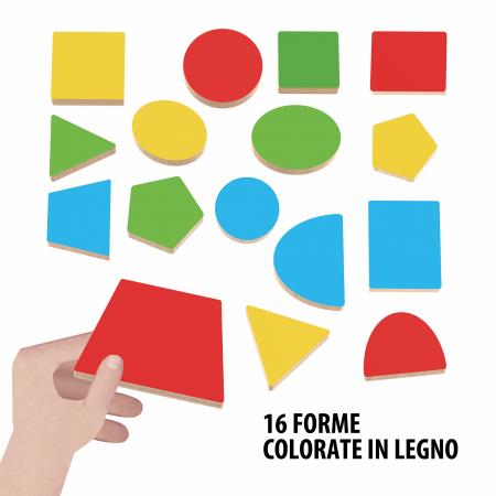 Headu Banchetto Sensoriale Montessori IT57182 - Gioco Educativo In Legno Per Bambini 2-4 Anni, Forme E Manualità, Made In Italy