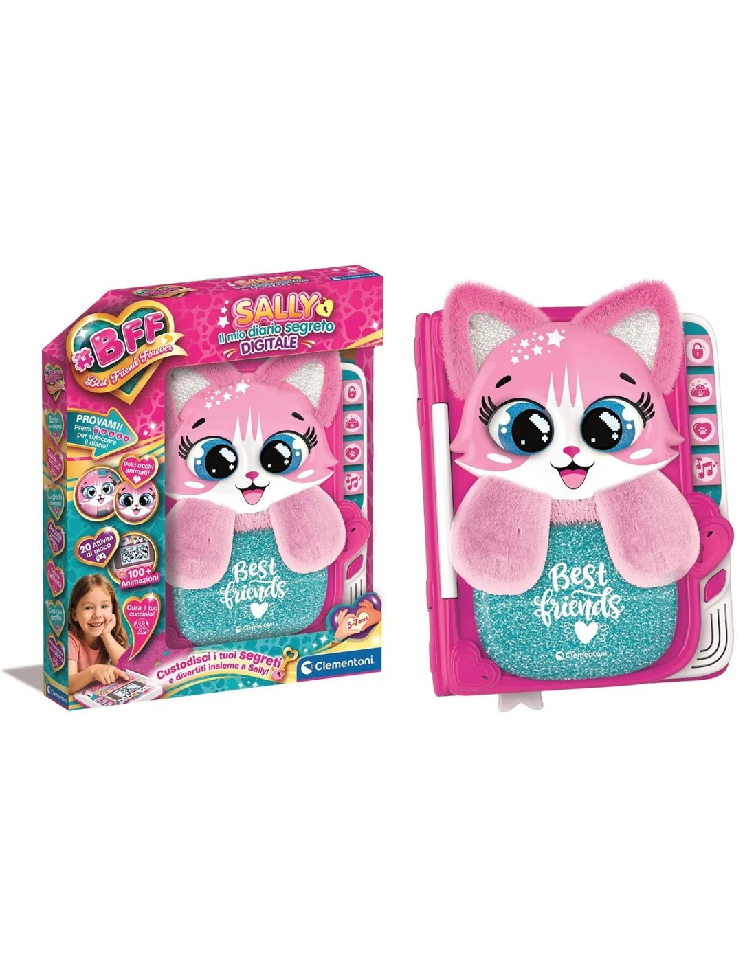 bff-sally-diario-segreto-digitale-lcd-gatto-occhi-animati-tastiera-qwerty-20-attività-bambine